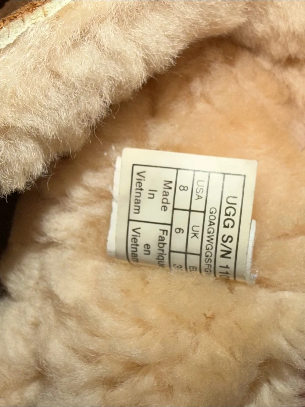 UGG Chestnut Suede Short Boots with Shearling Lining